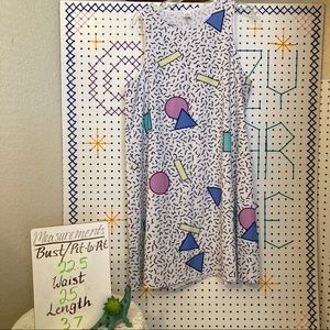 REDBUBBLE Memphis dress, size 2XL